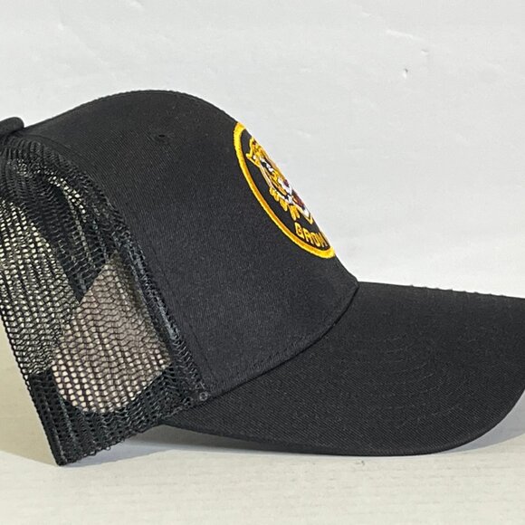 GROM Army Mens Snapback Adjustable Trucker Style Hat Cap NWOT - Picture 2 of 4